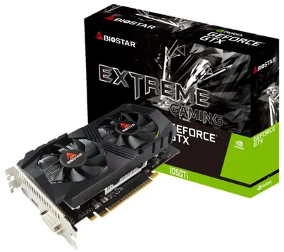 Biostar NVIDIA GeForce GTX 1050 TI GPU 1291 MHz graafikakaart