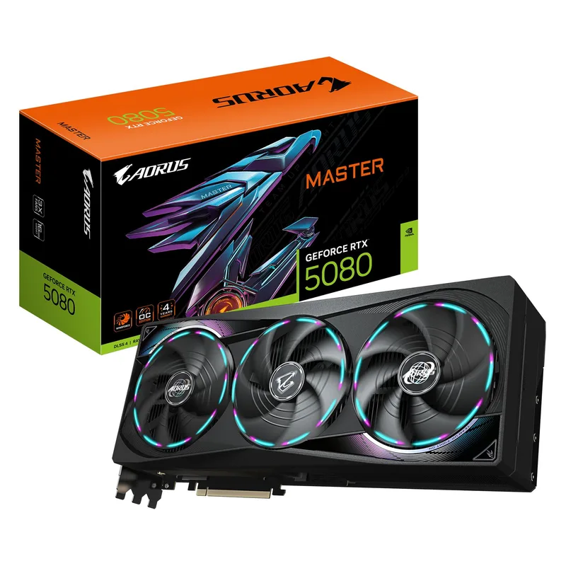 GIGABYTE NVIDIA GeForce RTX 5080 GPU 2617 MHz graafikakaart