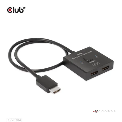 Club3D Video 2PORT CSV-1384 videokaabel