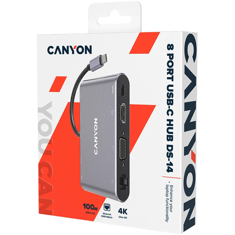 Canyon DS-14 8in1 Dark dokk