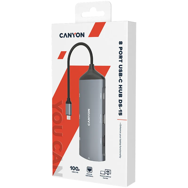 Canyon DS-15 8in1 Dark dokk