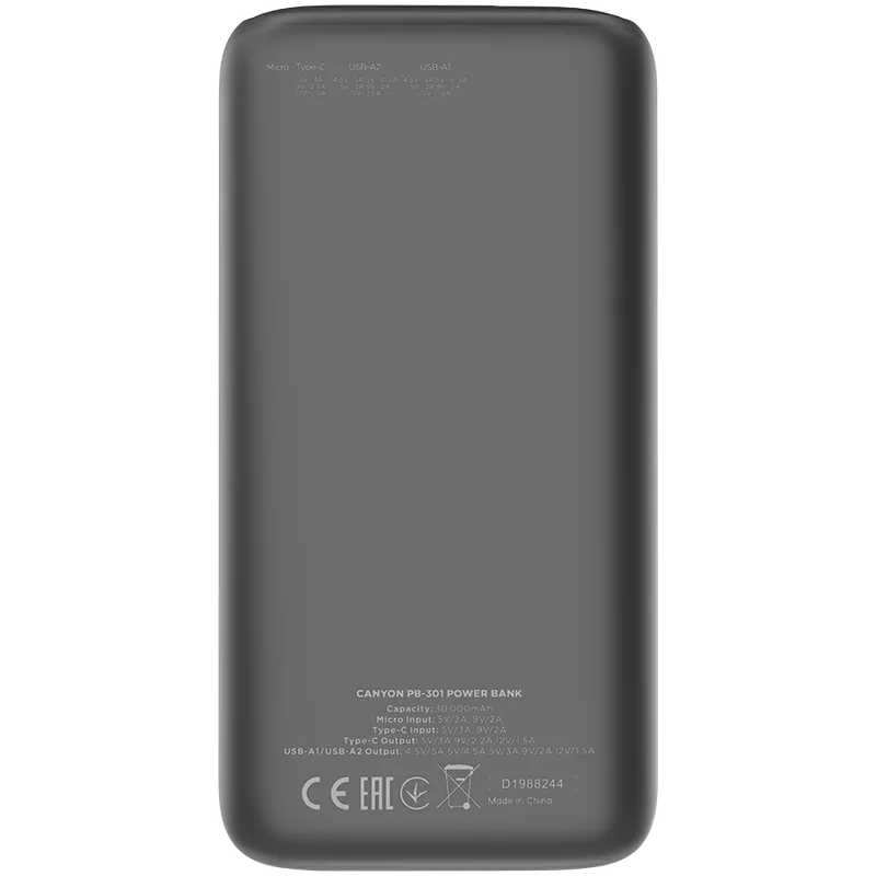 Canyon mAh PB-301 akupank