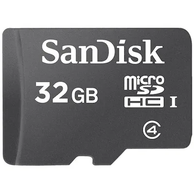 SanDisk microSDHC Class 4 mälukaart