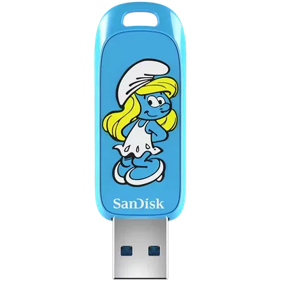 SanDisk s,Smurfette Blister,Global 3.2,Ingot mälupulk