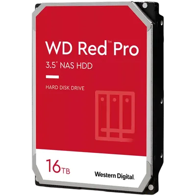 HDD NAS WD Red Pro (3.5'', 16TB, 512MB, 7200 RPM, SATA 6 Gb/s)