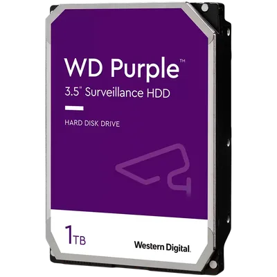 HDD AV WD Purple (3.5'', 1TB, 64MB, 5400 RPM, SATA 6 Gb/s)