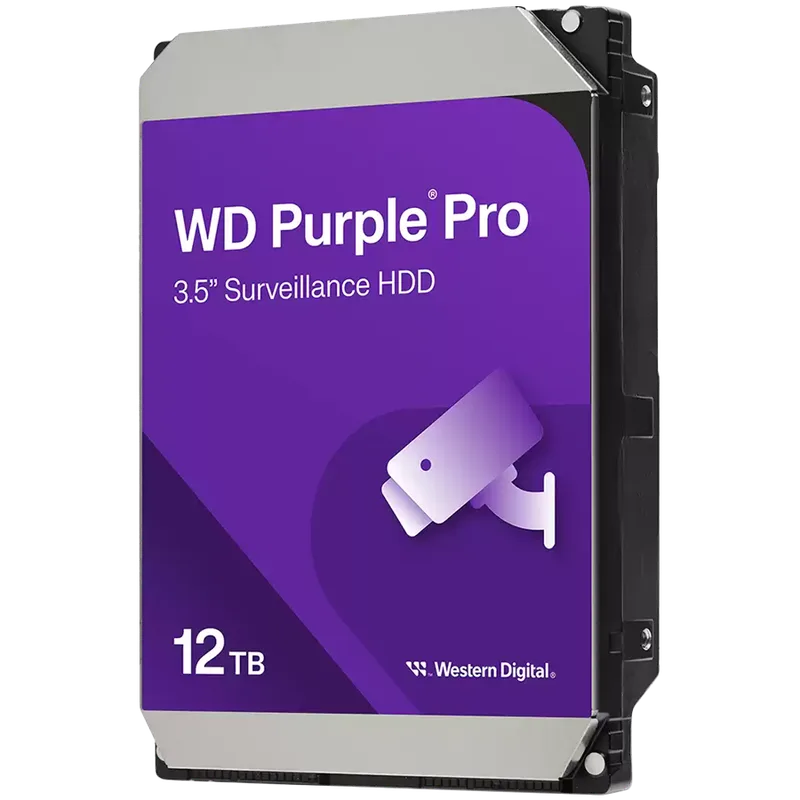 HDD AV WD Purple Pro (3.5'', 12TB, 512MB, 7200 RPM, SATA 6 Gb/s)
