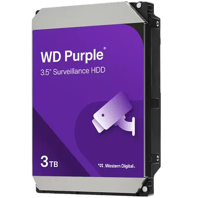 HDD AV WD Purple (3.5'', 3TB, 128MB, 5400 RPM, SATA 6 Gb/s)