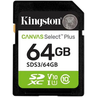 Kingston SDXC UHS-I SDS3 mälukaart