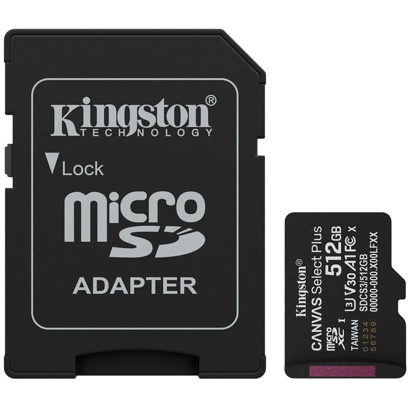 Kingston microSDXC Canvas Select mälukaart