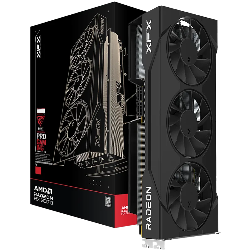 XFX Swift Radeon 9070 graafikakaart