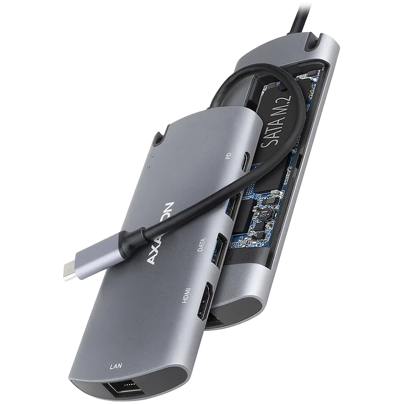 AXAGON Superspeed Combo 6IN1 HMC-6M2 dokk