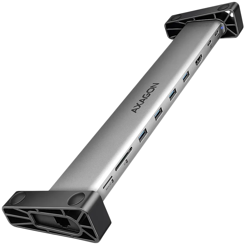 AXAGON 4x USB-A microSD HMC-10HLS dokk