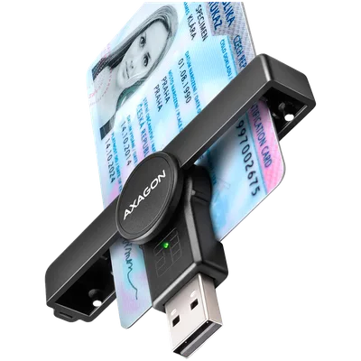 AXAGON pocket USB-A contact adapter