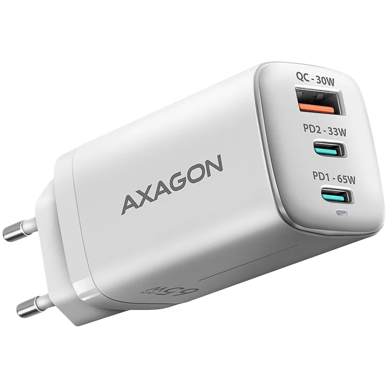 AXAGON GaN Wall 3x ACU-DPQ65W adapter