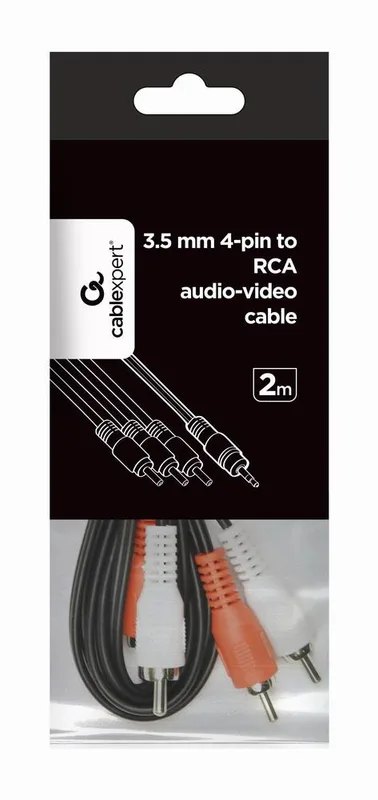 Gembird Audio 4PIN 3RCA 2 m audiokaabel