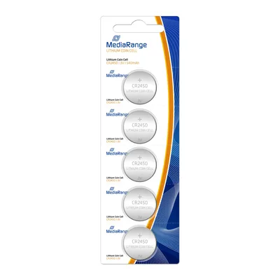 Mediarange Lithium 5PCS CR2450 aku