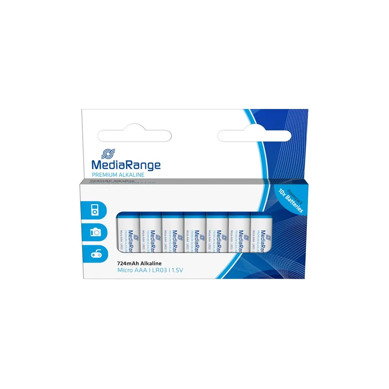 Mediarange Alkaline 10PCS MRBAT102 aku
