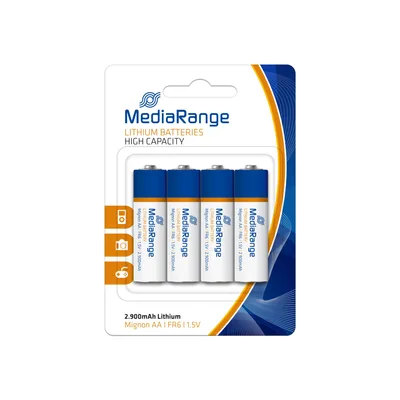 Mediarange Lithium Mignon 4PCS aku