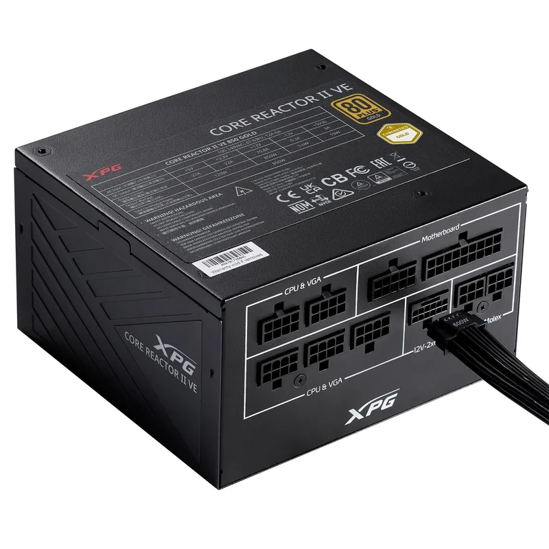 Adata XPG CORE REACTOR II VE COREREACTORIIVE850G-BKCEU toiteplokk