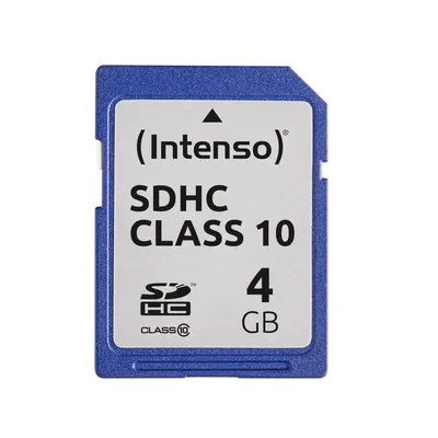 Intenso Memory SDHC 4GB C10/3411450