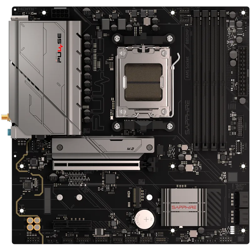 Sapphire B850M PULSE 4x emaplaat