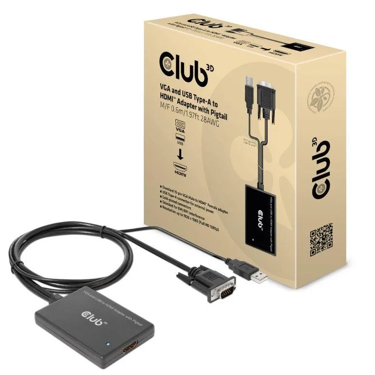Club3D Hdmi+Usb CAC-1720