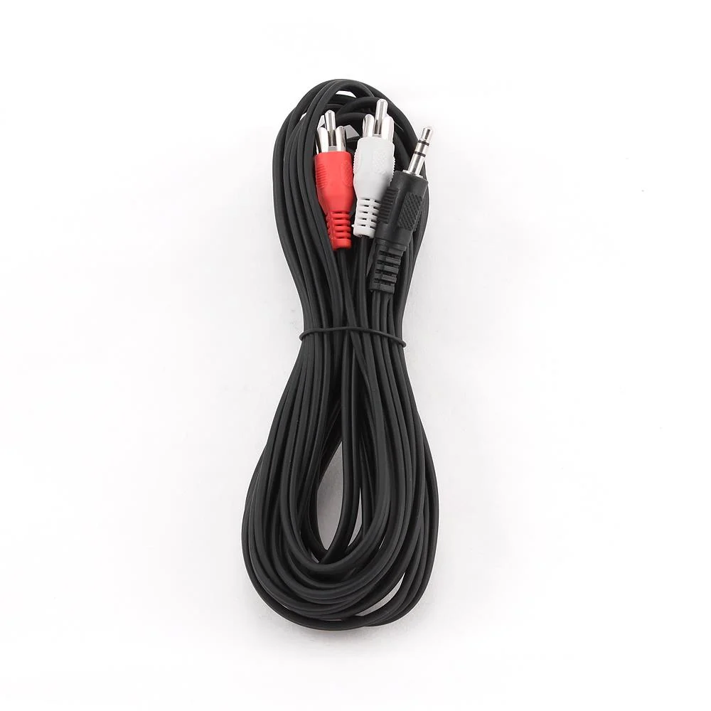 Gembird 5m, 3.5mm/2xRCA, M/M audio cables