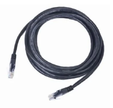 Gembird CAT5e UTP Patch cord, black, 5 m cable