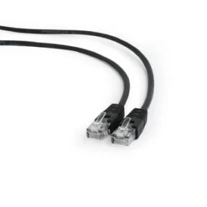 Gembird CAT5e UTP Patch cord, black, 0 cable