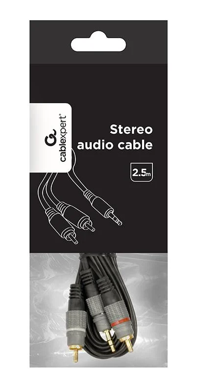 Gembird CCA-352-2.5M audio cables