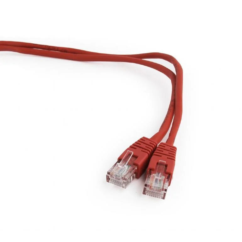 Gembird CAT5e UTP Patch cord, red, 0 cable