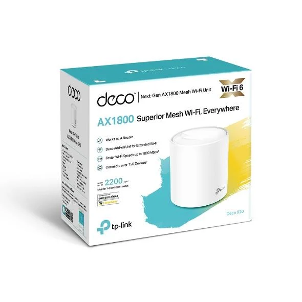 Tp-Link AX1800 Whole Home Mesh Wi-Fi 6 System wireless router