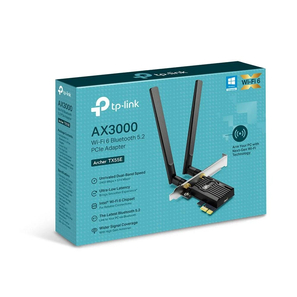 Tp-Link Archer AX3000 Wi-Fi 6 Bluetooth 5 wireless network adapters