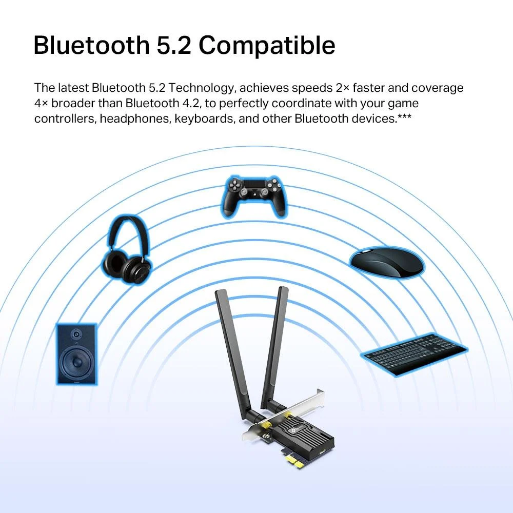 Tp-Link Archer AX3000 Wi-Fi 6 Bluetooth 5 wireless network adapters