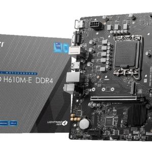 MSI PRO H610M-E DDR4 mainboard