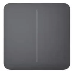 AJAX Smart Solo Button 2-Gang Graphite