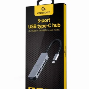 Gembird UHB-CM-CRU3P1U2P2-01 notebook docks