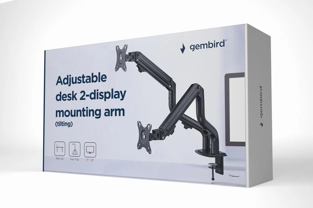 Gembird MA-DA2-02 mounts and stands