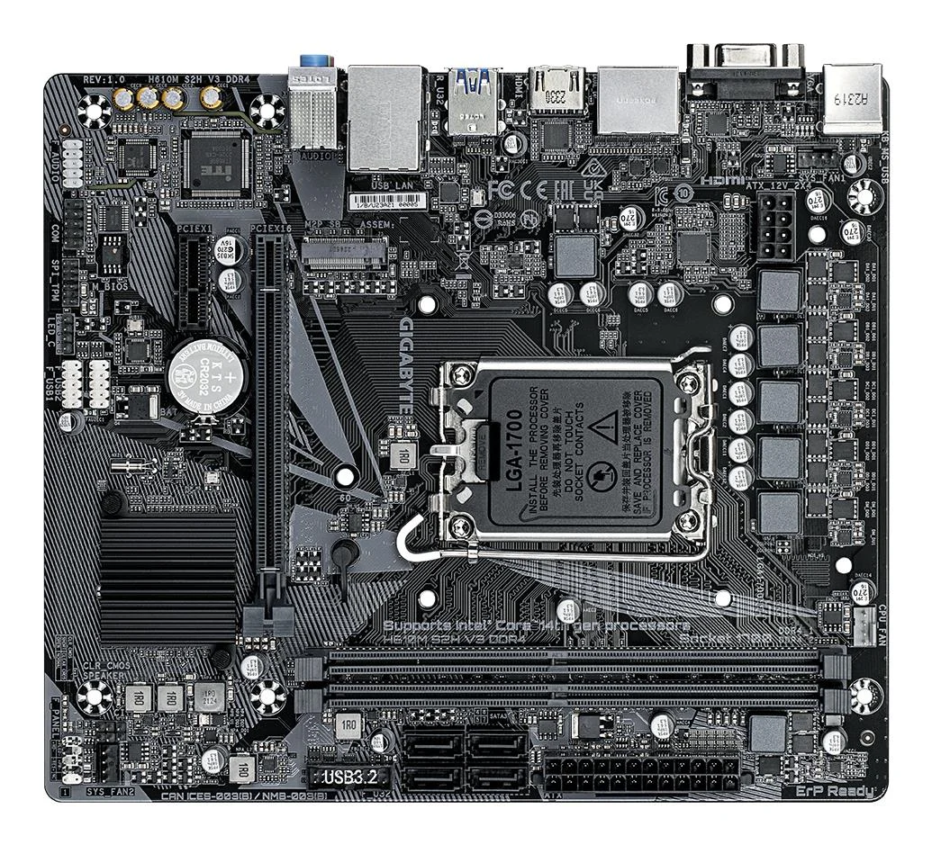 Gigabyte H610M S2H V3 DDR4 mainboard