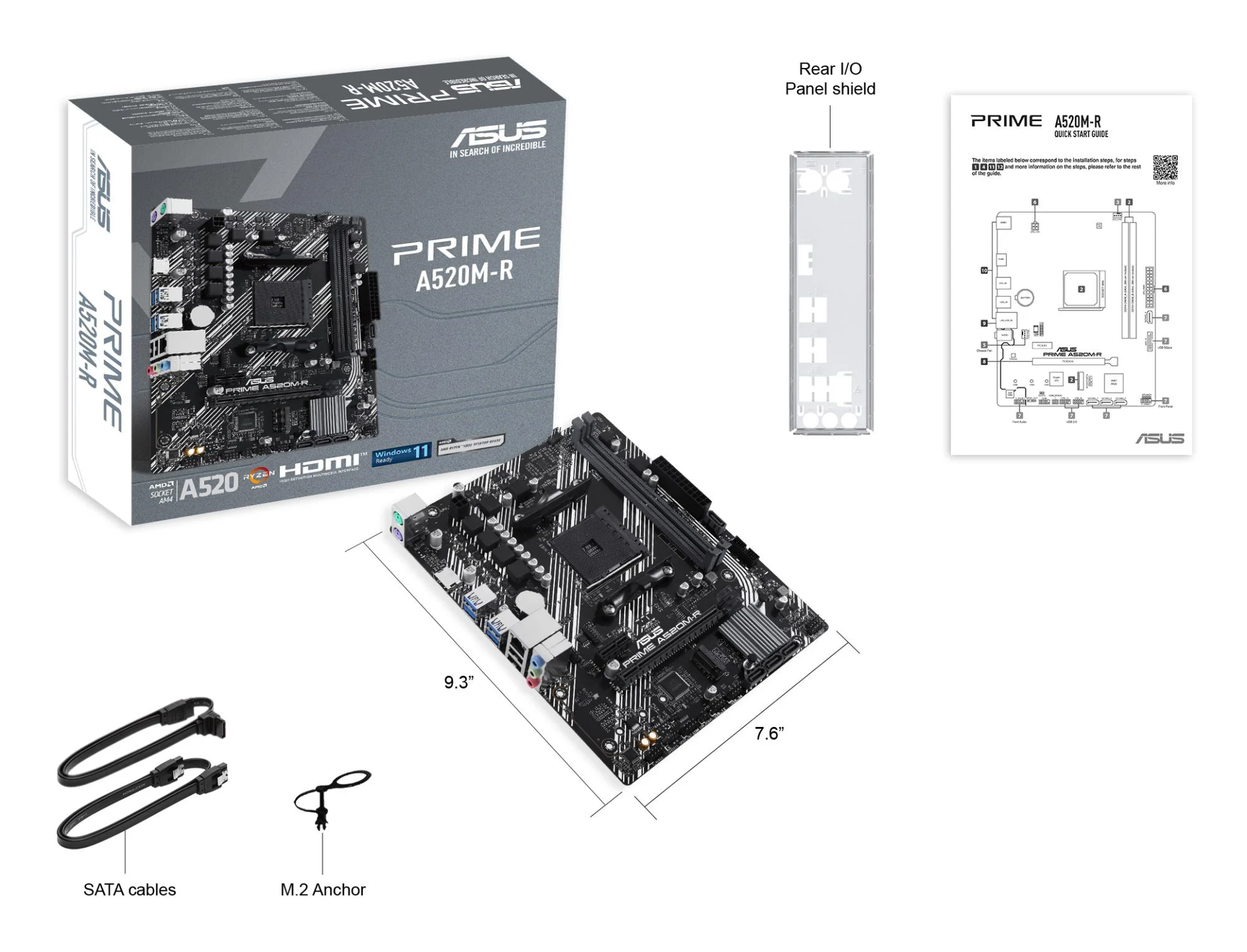 ASUS PRIME A520M-R mainboard