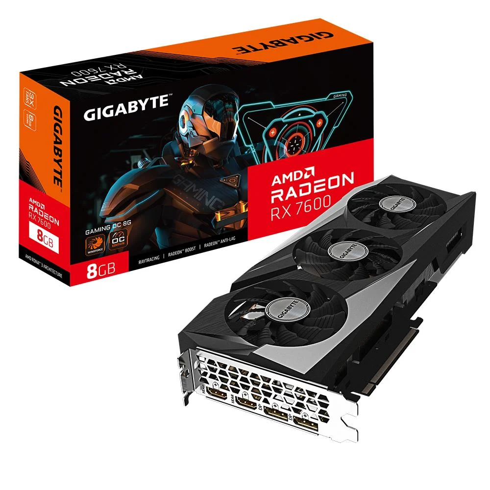 Gigabyte GV-R76GAMING OC-8GD 1.1 8GB GDDR6 graafikakaart