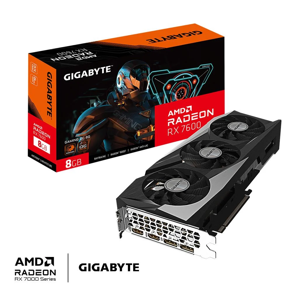 Gigabyte GV-R76GAMING OC-8GD 1.1 8GB GDDR6 graafikakaart
