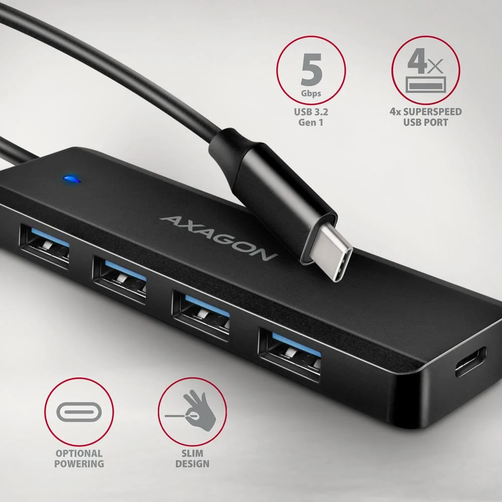 Axagon HUE-C1C USB-C hub