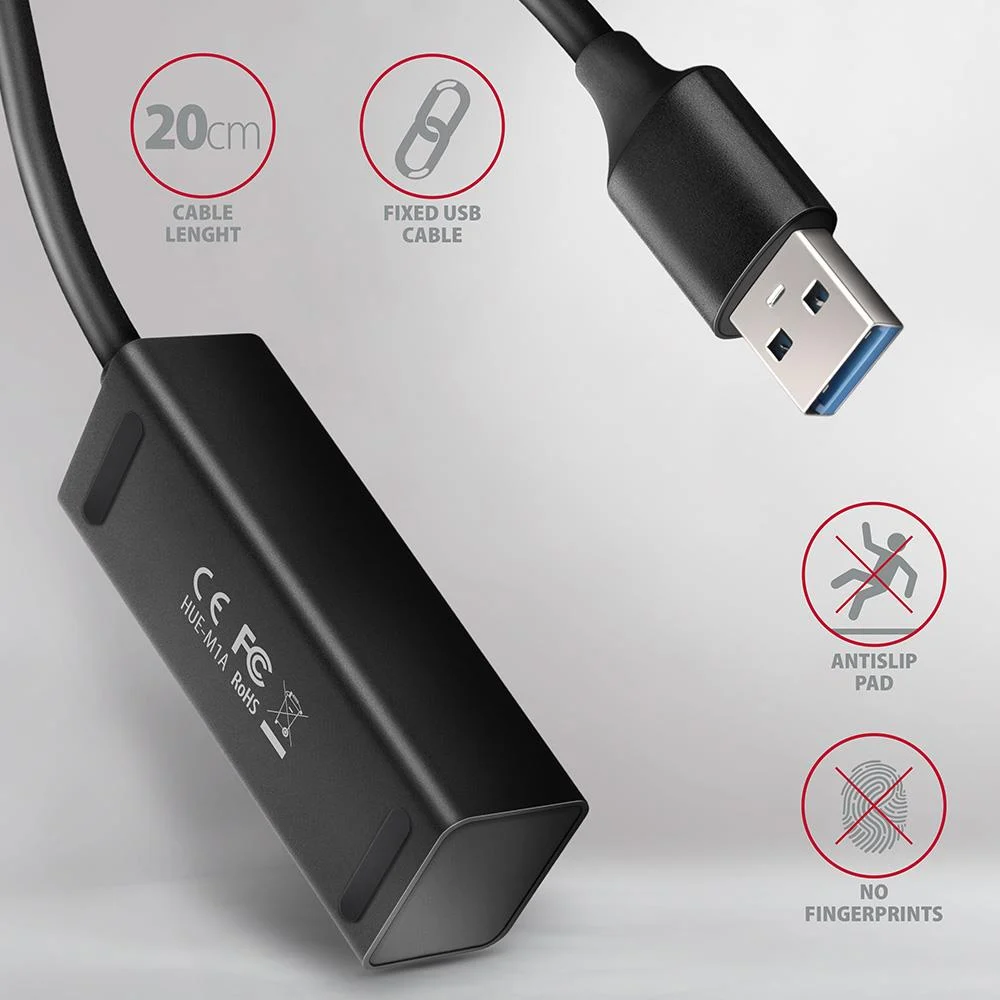 Axagon HUE-M1A USB 3.2 4-portne hub