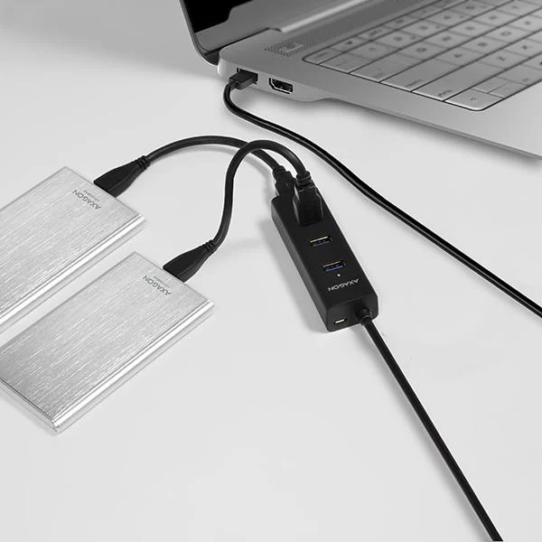 Axagon HUE-S2BL USB 3.0 hub 4-portne