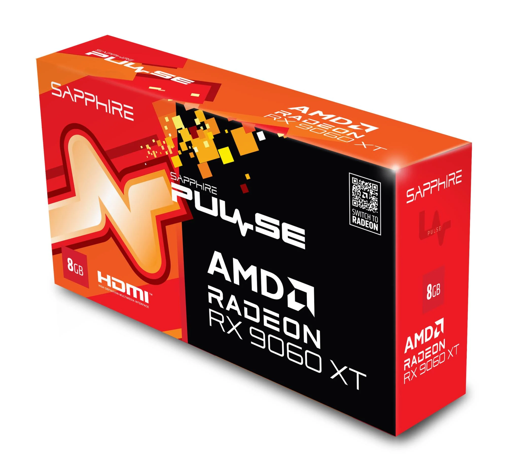 Sapphire PULSE RX 9060 XT 8GB GDDR6 videokaart