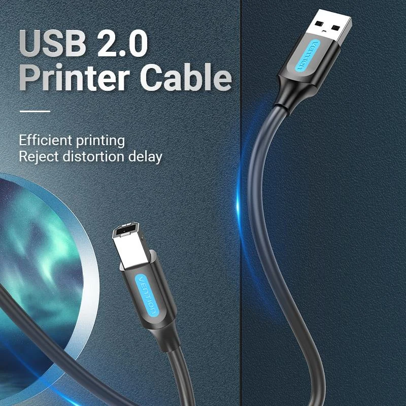 Vention USB-A → USB-B kaabel 0,5m