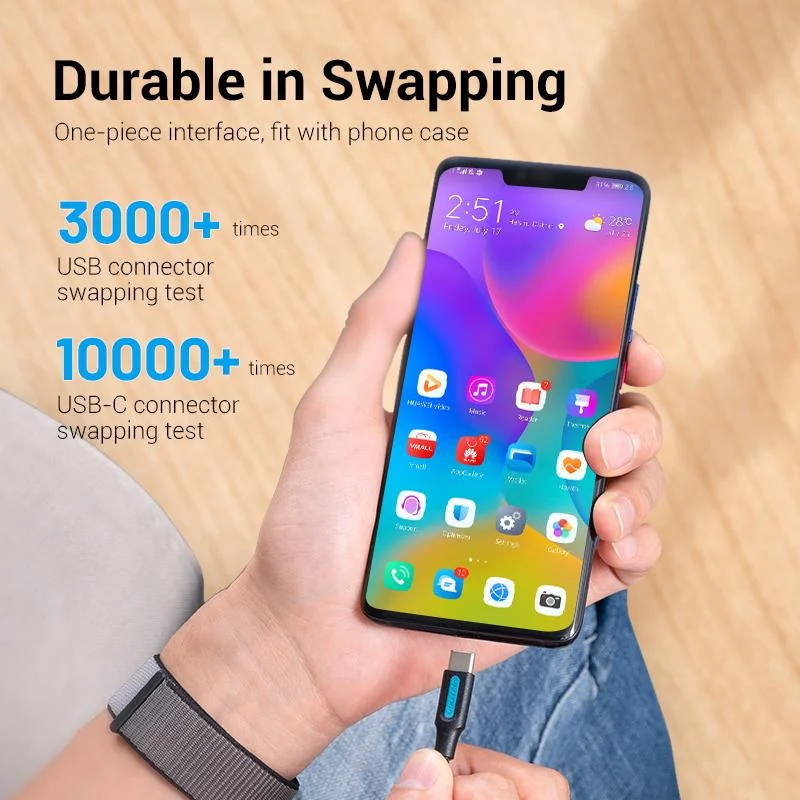 Vention USB-A → USB-C kaabel 0,5m