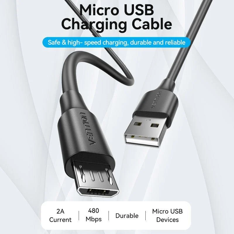 Vention USB-A → Micro-USB kaabel 0.5m
